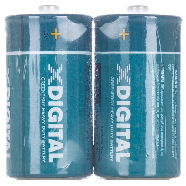 

Батарейка X-DIGITAL Longlife R14 2 шт (R14P 2S), Longlife коробка R14