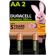 Аккумуляторы DURACELL AA 1300 mAh 2 шт (5000177)