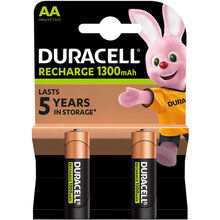 Аккумуляторы DURACELL AA 1300 mAh 2 шт (5000177)