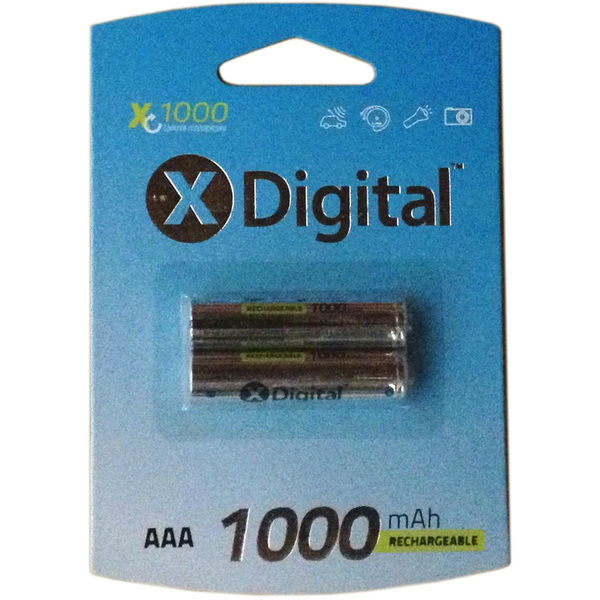 

Батарейки X-DIGITAL HR03 Ni-MH 1000mAh (HR03 1000), HR03 Ni-MH 1000mAh