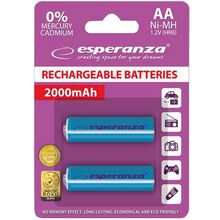 Аккумулятор ESPERANZA Ni-MH AA 2000 mAh EZA103B (2927259)