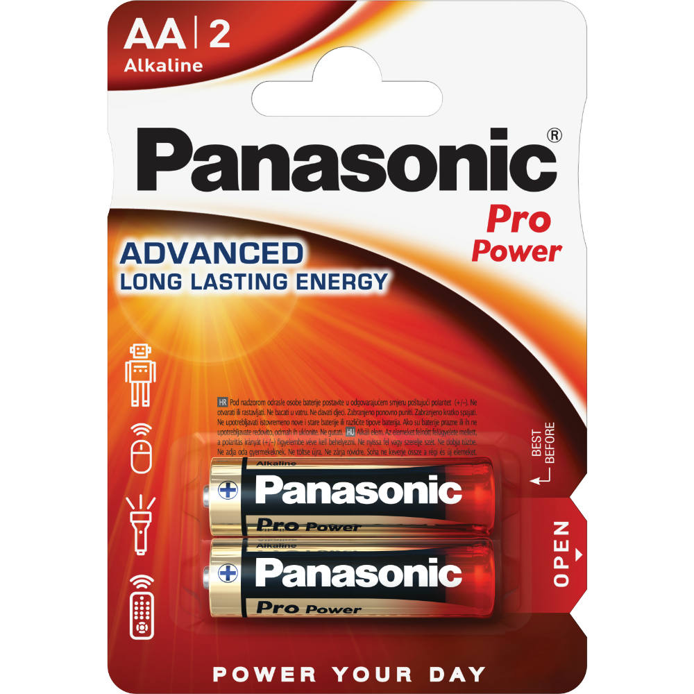 Батарейки PANASONIC Pro Power AA 2 шт (LR6XEG/2BPF)