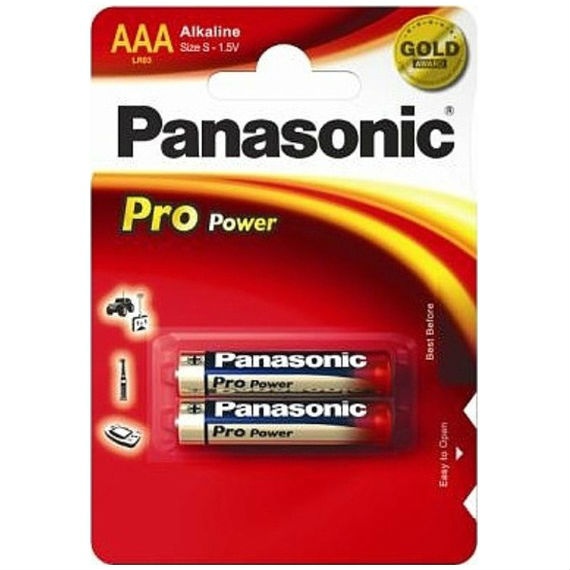 

Батарейки PANASONIC LR03 Pro Power (LR03XEG/2BP) 2 шт., LR03 Pro Power бліст.