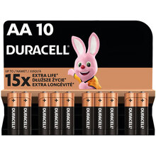 Лужні батарейки DURACELL AA 10 шт (5002508)