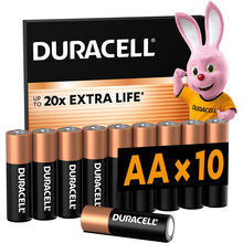 Лужні батарейки DURACELL AA 10 шт (5002508)
