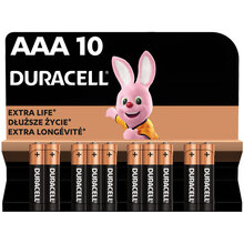 Лужні батарейки DURACELL AAA 10 шт (5002509)