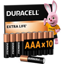 Лужні батарейки DURACELL AAA 10 шт (5002509)