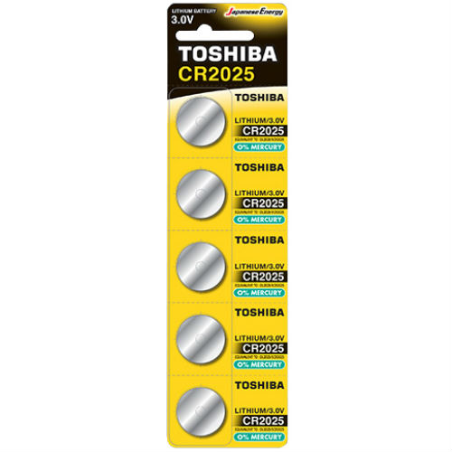 Батарейки TOSHIBA CR2025 BP 1х5 (00152702)