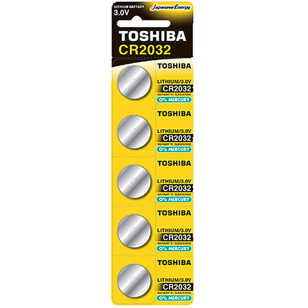 Батарейки TOSHIBA CR2032 BP 1х5шт (152703)