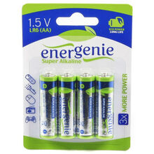 Батарейки ENERGENIE AA 4 Alkaline (EG-LR6-4BL/4)