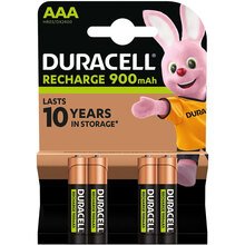 Акумулятори DURACELL Rechargeable AAA 900 мАг 4 шт (5005015)
