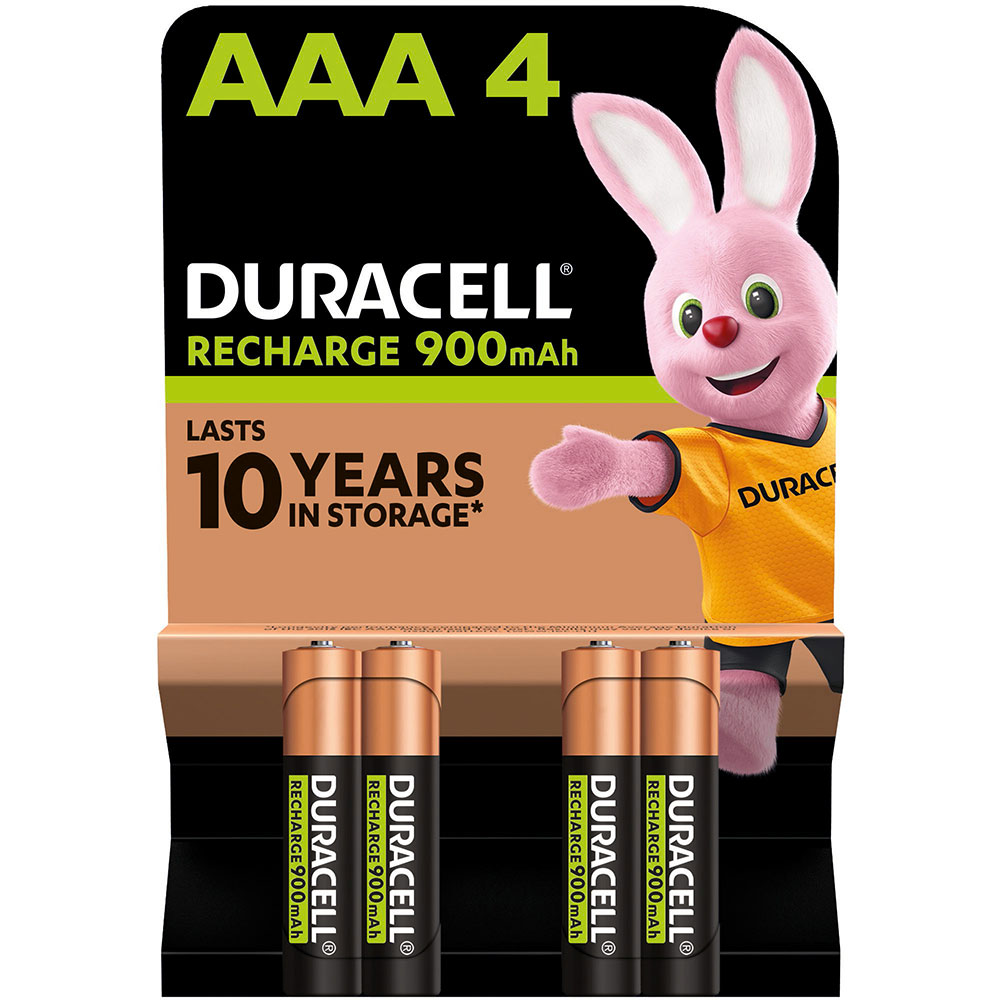 Акумулятори DURACELL Rechargeable AAA 900 мАг 4 шт (5005015) Акумулятори DURACELL Rechargeable AAA 900 мАг 4 шт (5005015)