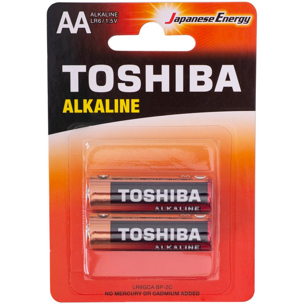 Батарейки TOSHIBA LR6 Economy Alkaline BP (159937)