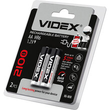 Акумулятор VIDEX HR6/AA 2100mAh Blister/2pcs (23340)