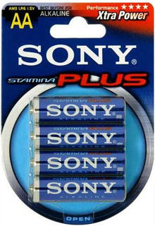 Батарейки SONY LR 6 Stamina Plus 1x4 шт