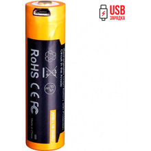 Акумулятор FENIX Li-Ion 18650 micro-USB 2600 мАг 1 шт (ARB-L18-2600U)