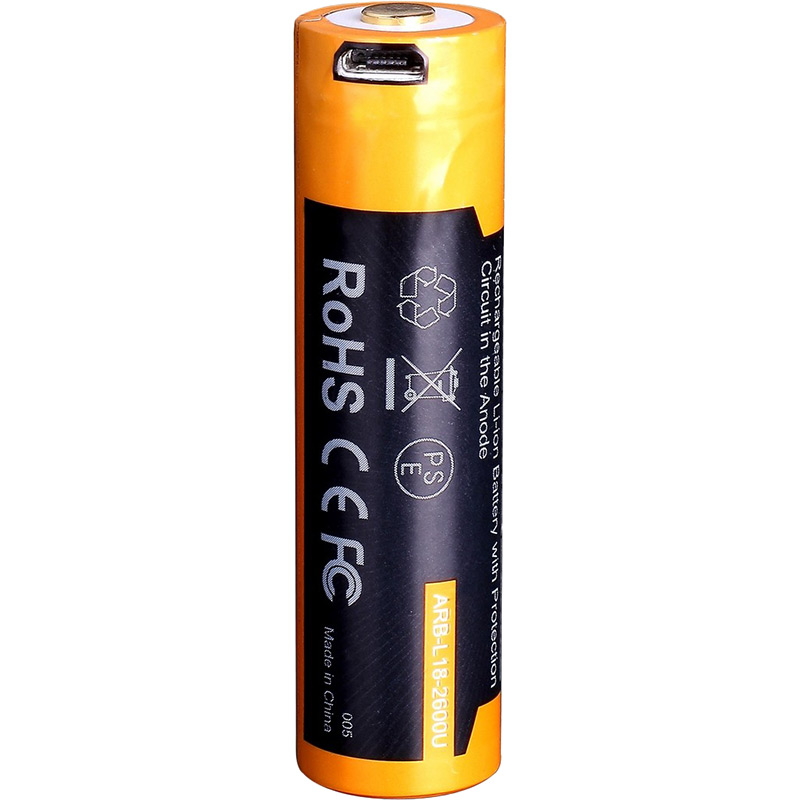 

Аккумулятор FENIX 18650 2600 мАч (ARB-L18-2600U), Акумулятор 18650 2600 mAh ARB-L18-2600U