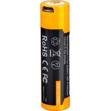 Акумулятор FENIX Li-Ion 18650 micro-USB 3500 мАг 1 шт (ARB-L18-3500U)