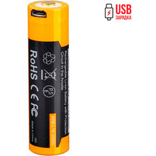 Акумулятор FENIX Li-Ion 18650 micro-USB 3500 мАг 1 шт (ARB-L18-3500U)