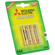 Батарейка щелочная Mitsubishi 1.5V AAA/LR03 4 шт (MS/LR03/4BP)