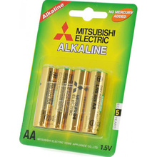 Батарейка щелочная Mitsubishi 1.5V AA/LR6 4 шт (MS/LR6/4BP)