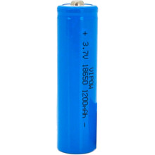 Аккумулятор Vipow 18650 1200 mAh (ICR18650-1200mAhTT)