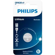 Батарейка Philips Lithium CR1620 1 шт (CR1620/00B)