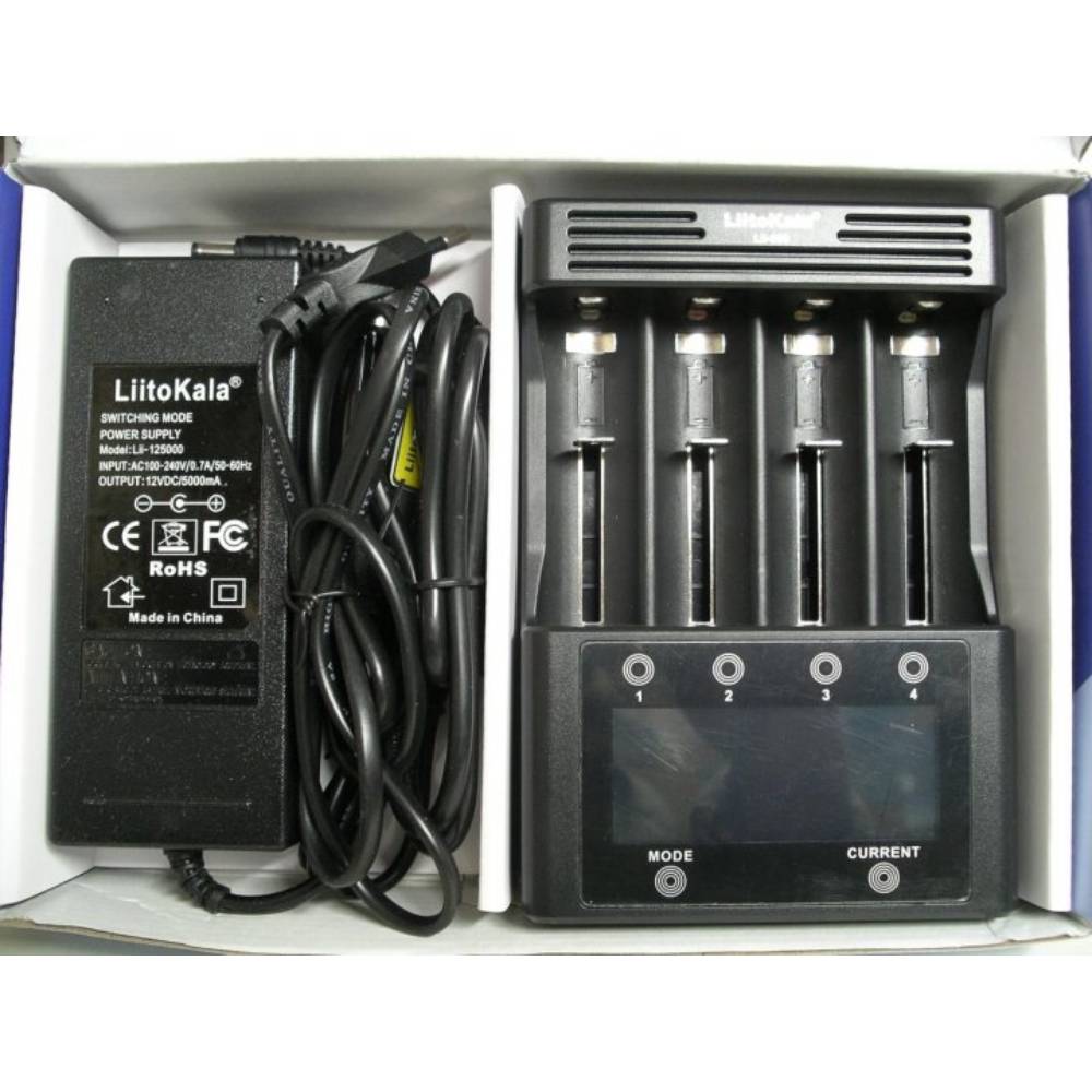 Фото 4 Зарядное устройство LIITOKALA 4 Slots (Lii-600)