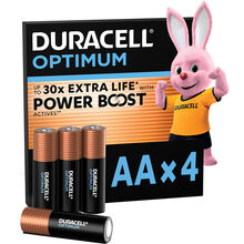 Лужні батарейки DURACELL Optimum AA 4 шт (5015595)