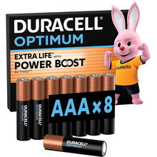 Лужні батарейки DURACELL Optimum AAA 8 шт (5015602)