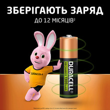 Аккумуляторы DURACELL Rechargeable AA 1300 мАч 4 шт (5007324)