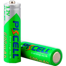 Аккумулятор PKCELL AA 600mAh 1.2V Ni-MH RTU 2 шт (AA600-2B RTU)