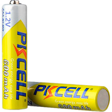 Аккумулятор  PKCELL AAA 600mAh 1.2V Ni-MH 2 шт (AAA600-2B)