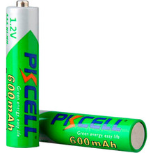 Аккумулятор PKCELL AAA 600mAh 1.2V Ni-MH RTU 4 шт (AAA600-4B RTU)