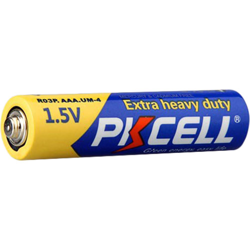 Батарейки PKCELL Extra Heavy Duty AAA 2шт (R03P-2B) Вольтаж 1.5