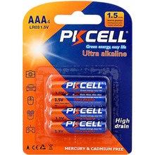 Батарейки PKCELL Ultra Alkaline AAA 4 шт (LR03-4B)