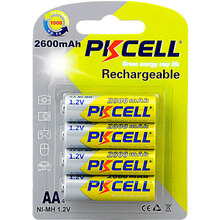 Аккумуляторы PKCELL Ni-MH AA 2600 мАч 1.2В 4 шт (PC/AA2600-4B)