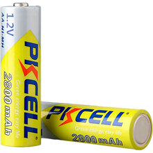 Аккумуляторы PKCELL Ni-MH AA 2800 мАч 1.2В 4 шт (PC/AA2800-4B)
