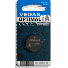 Батарейка VEGAS Optimal Lithium CR2025 1 шт (VСR-2025BL1-OP)