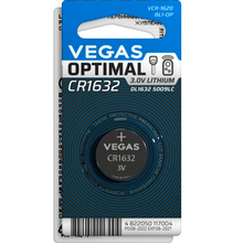 Батарейка VEGAS Optimal Lithium CR1632 1 шт (VСR-1632BL1-OP)