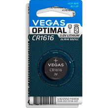 Батарейки Vegas Optimal CR1616 1 шт (VСR-1616BL1-OP)