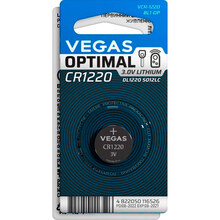 Батарейки Vegas Optimal CR1220 1 шт (VСR-1220BL1-OP)