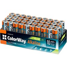 Батарейки COLORWAY Alkaline Power AА/LR06 40шт (CW-BALR06-40CB)