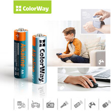 Батарейки COLORWAY Alkaline Power AА/LR06 40шт (CW-BALR06-40CB)