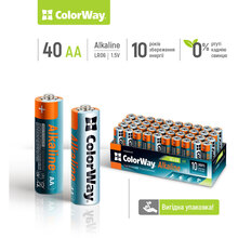 Батарейки COLORWAY Alkaline Power AА/LR06 40шт (CW-BALR06-40CB)