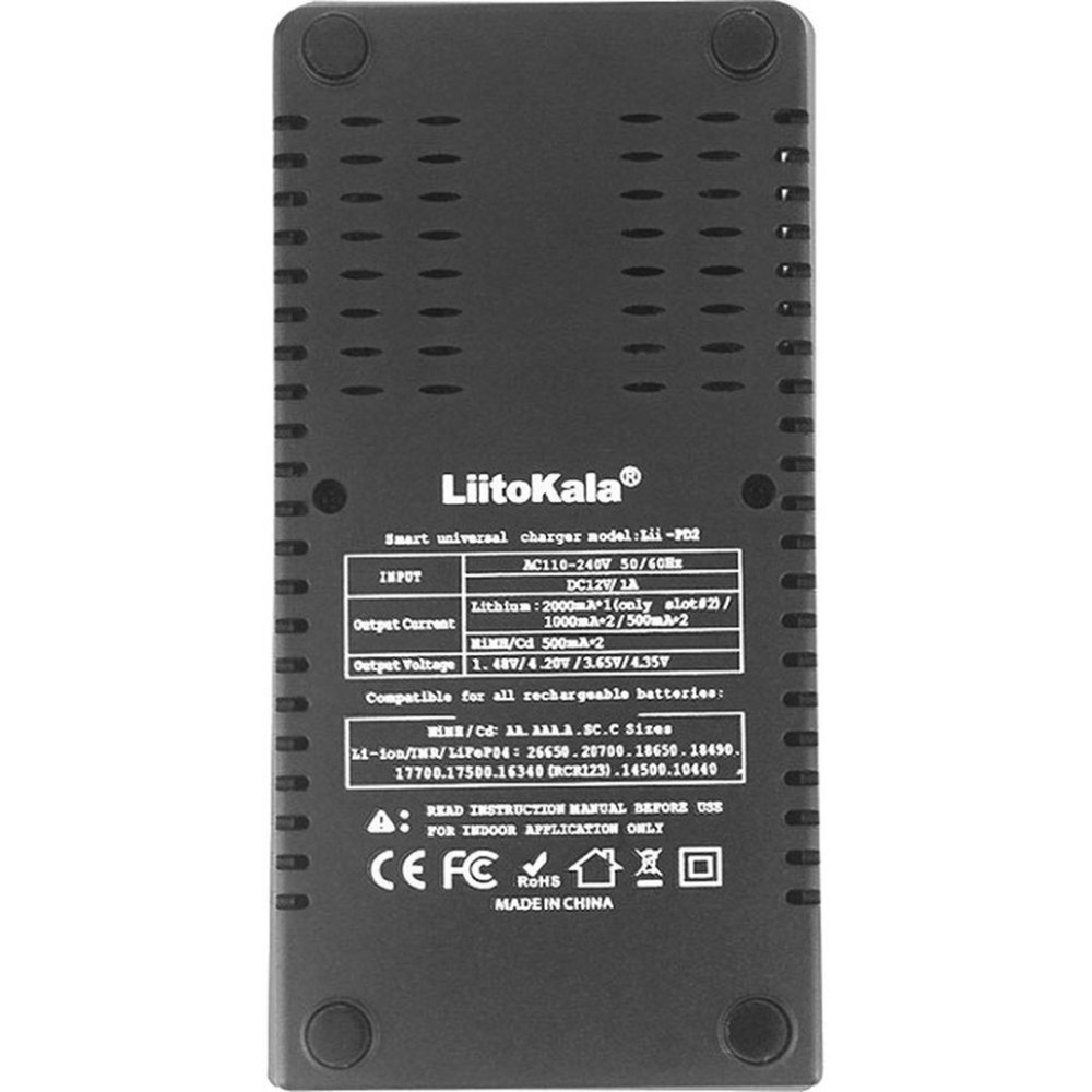 Фото 2 Зарядний пристрій LIITOKALA Lii-PD2 + car EU (Lii-PD2+car)