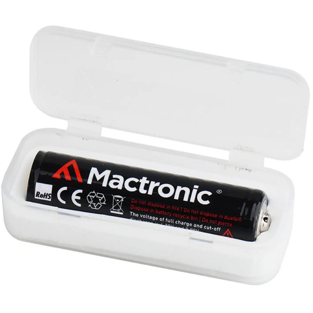 Аккумулятор MACTRONIC Li-ion 18650 3350 mAh (RAC0026) Размер батареи цилиндр 18650 (168A)