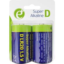 Батарейки ENERGENIE Super Alkaline D/LR20 BL 2 шт (EG-BA-LR20-01)