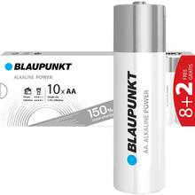 Батарейки BLAUPUNKT Alkaline battery Power AA pack 10шт (8+2) (LR6BPO/10CB 8+2)