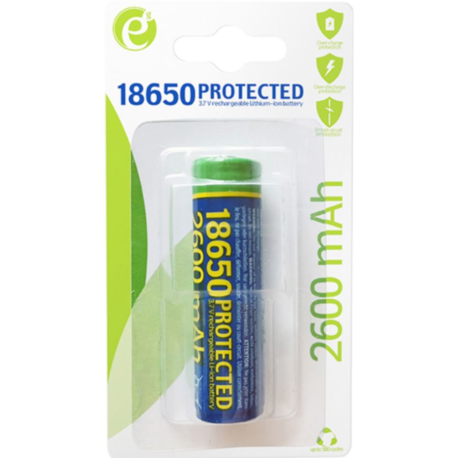 Аккумулятор ENERGENIE 18650 Li-Ion 2600 mAh BL 1 шт (EG-BA-18650/2600)